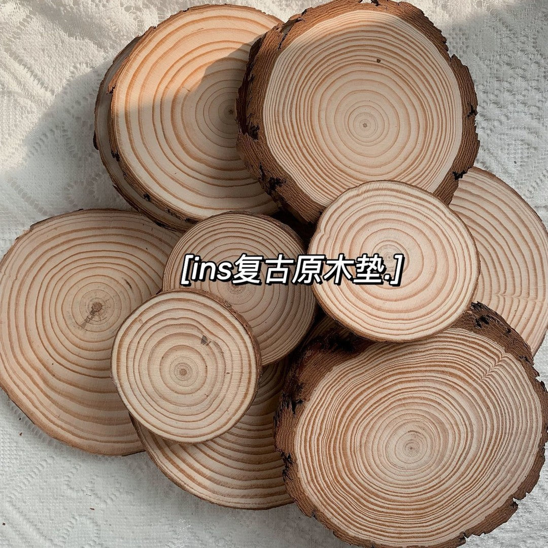 Annual Ring Pine Wood Coaster 2