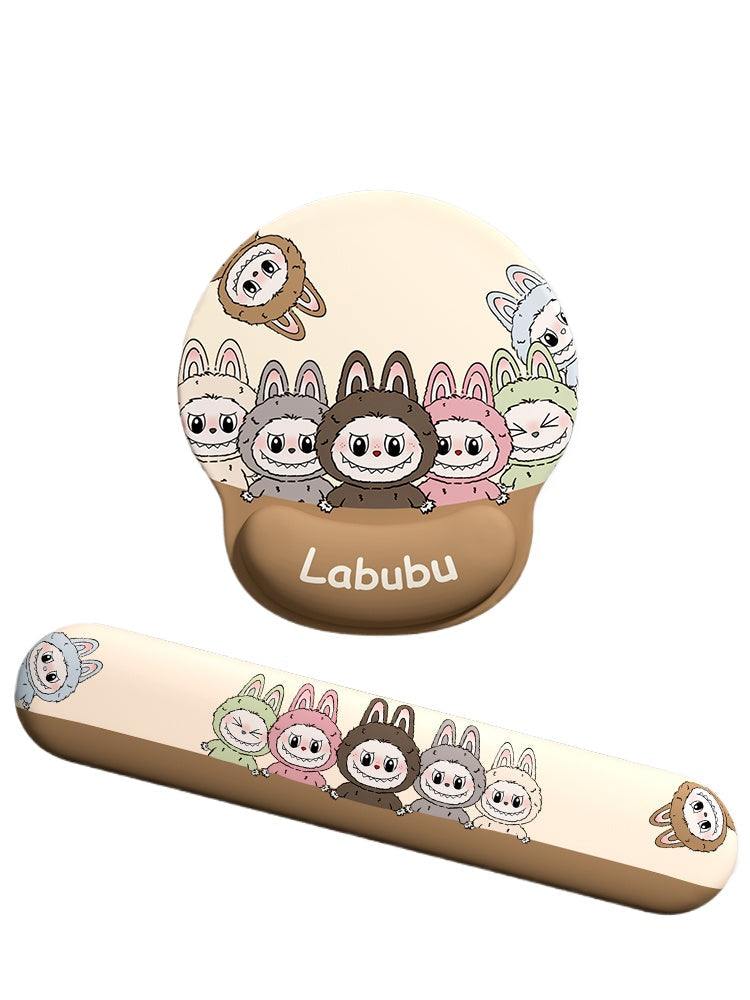 Labubu Computer wrist guard and mouse pad