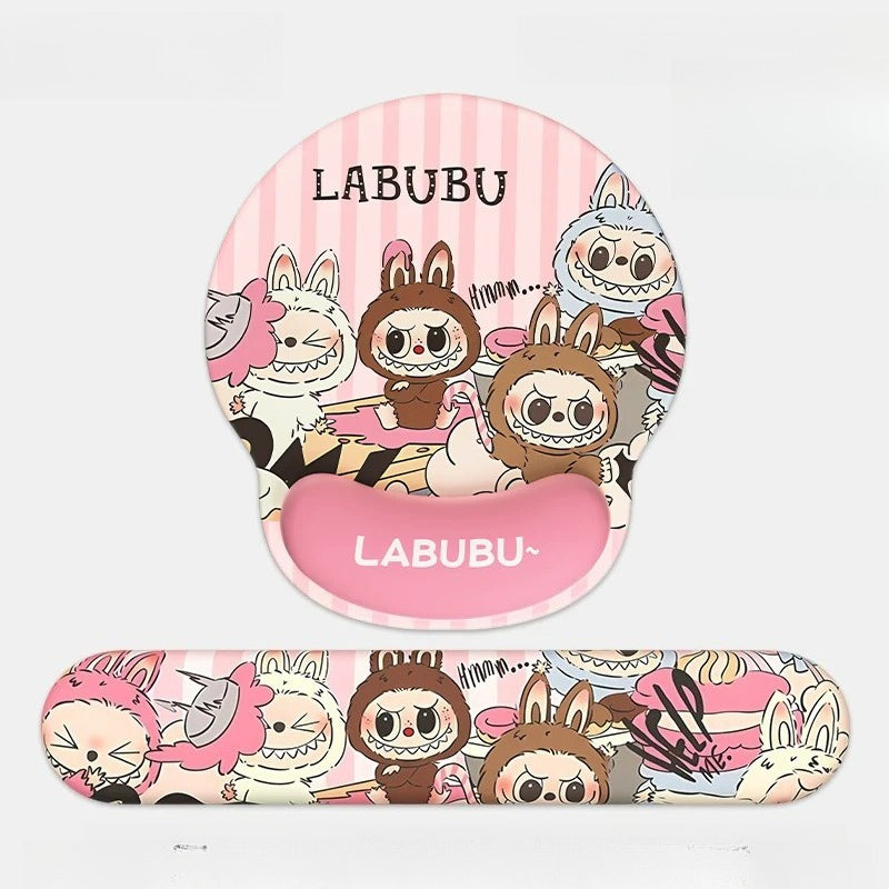 Labubu Computer wrist guard and mouse pad