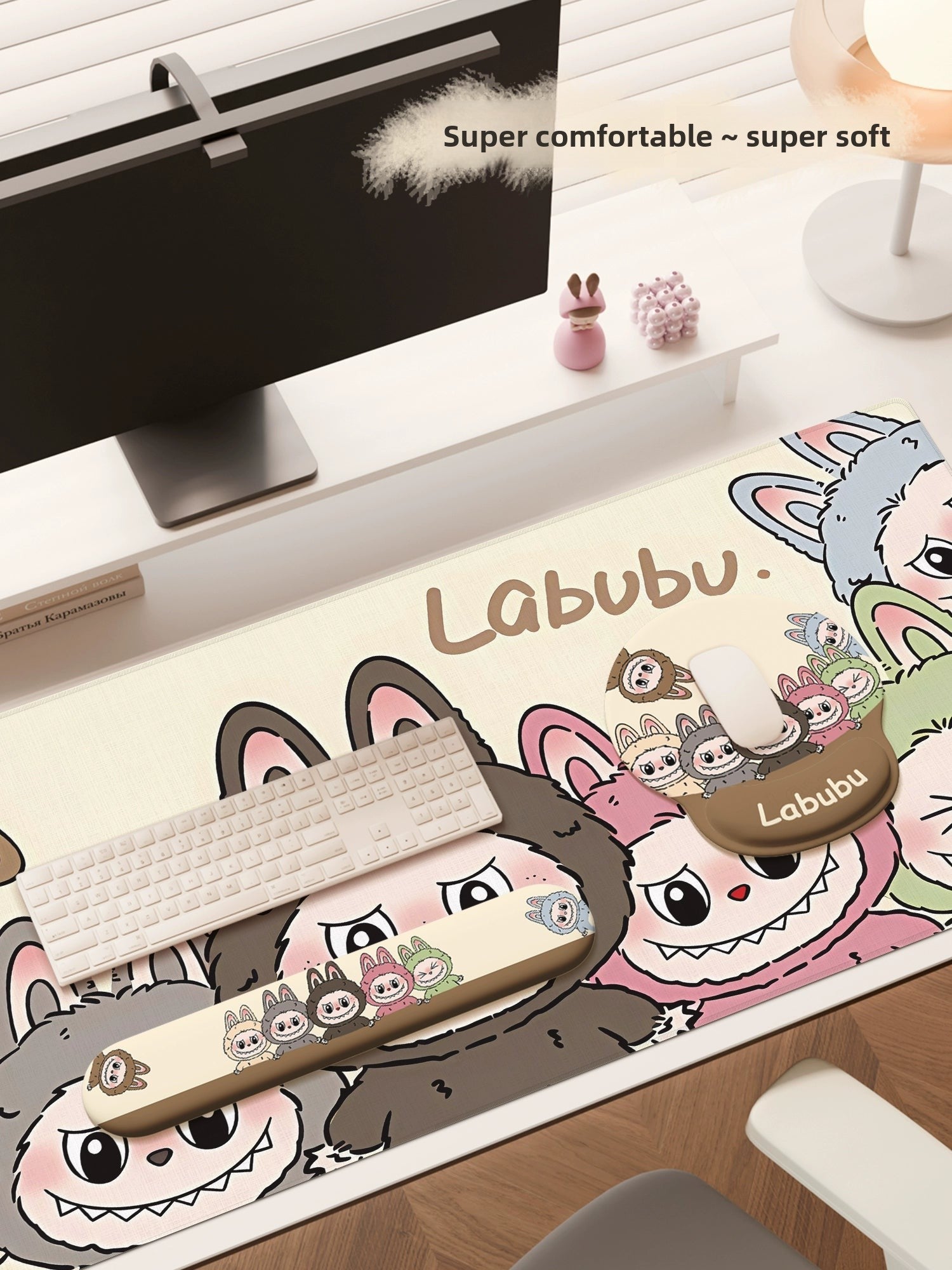 Labubu Computer wrist guard and mouse pad