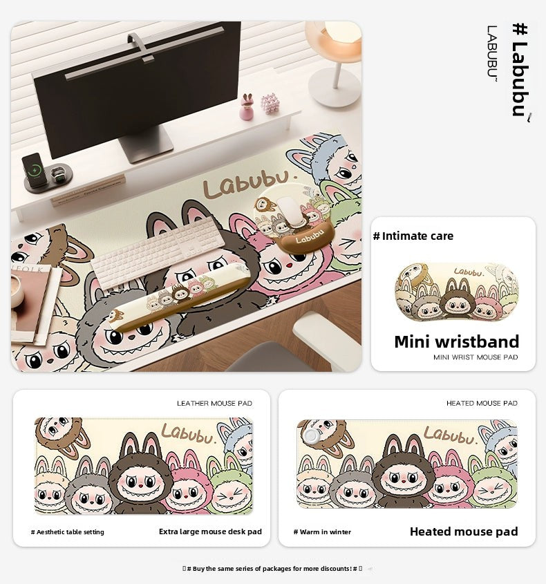 Labubu Computer wrist guard and mouse pad